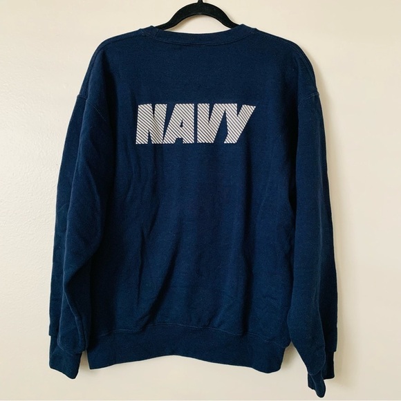 Vintage 90s US Navy Military Crewneck Sweater - Picture 4 of 4